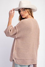 Load image into Gallery viewer, Brielle Knitted Boxy Sweater - Mauve