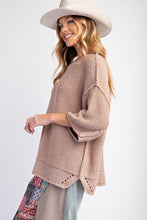 Load image into Gallery viewer, Brielle Knitted Boxy Sweater - Mauve