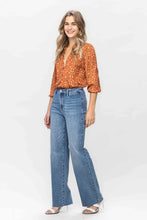 Load image into Gallery viewer, Judy Blue HW Raw Hem Wide Leg Jean (Regular/Curvy)