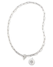 Load image into Gallery viewer, Kendra Scott Brielle Medallion Chain Necklace in Silver