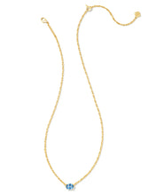Load image into Gallery viewer, Kendra Scott Cailin Gold Pendant Necklace in Blue Violet Crystal