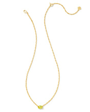 Load image into Gallery viewer, Kendra Scott Cailin Gold Pendant Necklace in Peridot Crystal