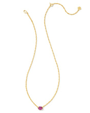 Load image into Gallery viewer, Kendra Scott Cailin Gold Pendant Necklace in Purple Crystal