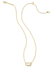 Load image into Gallery viewer, Kendra Scott Grayson Gold Short Pendant Necklace in Ivory Mother of Pearl