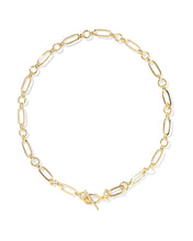 Load image into Gallery viewer, Kendra Scott Sylvia Metal Link and Chain Necklace in Gold