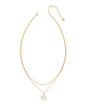 Load image into Gallery viewer, Kendra Scott Joelle Gold Multi Strand Necklace in Ivory Mother of Pearl