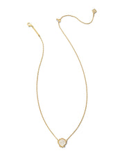 Load image into Gallery viewer, Kendra Scott Brynne Gold Shell Pendant Necklace in Ivory Mother of Pearl