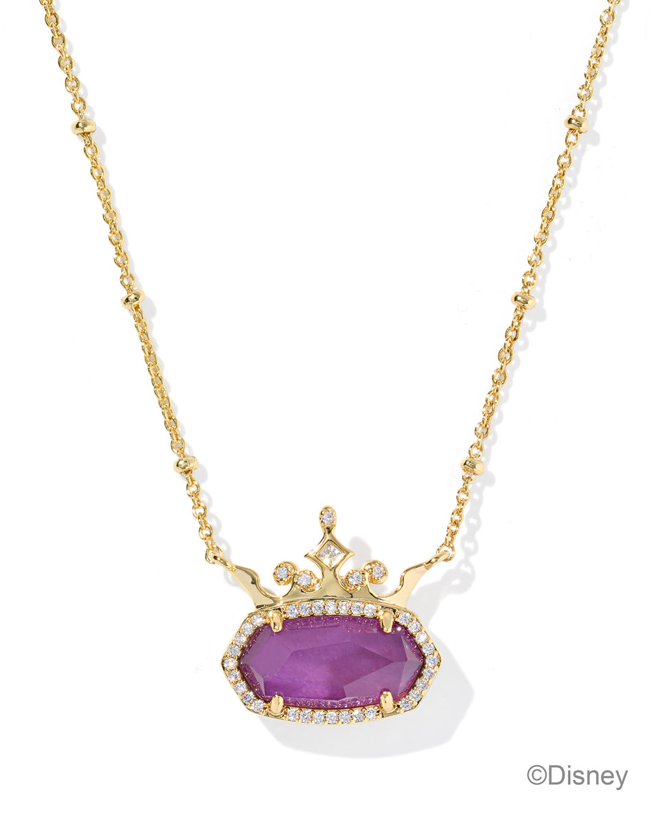 Kendra Scott Disney Elisa Princess Gold Short Pendant Necklace in