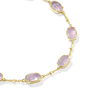 Load image into Gallery viewer, Kendra Scott Emilie Gold Chain Bracelet in Purple Amethyst
