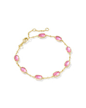 Load image into Gallery viewer, Kendra Scott Emilie Gold Chain Bracelet in Azalea Illusion