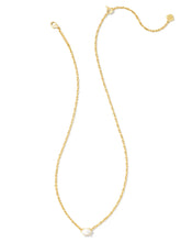 Load image into Gallery viewer, Kendra Scott Cailin Gold Pendant Necklace in Ivory Mother of Pearl