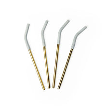 Load image into Gallery viewer, Krumbs Kitchen Elements Stainless Steel Straws - 4 Pack