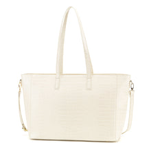 Load image into Gallery viewer, Ivory Crocodile Michelle Work Purse by Viv &  Lou