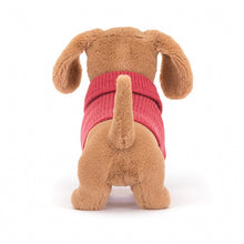 Load image into Gallery viewer, Jellycat Sweater Sausage Dog Pink