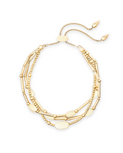 Load image into Gallery viewer, Kendra Scott Chantal Beaded Bracelet in Gold