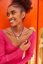 Load image into Gallery viewer, Letter M Pendant Necklace in Gold by Kendra Scott