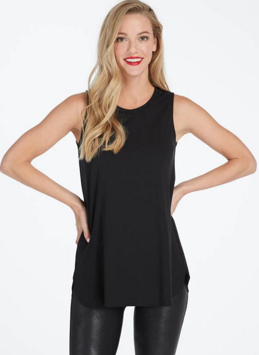 Spanx Yes, Pleats! Tank Top - Very Black – Specialty Design Company