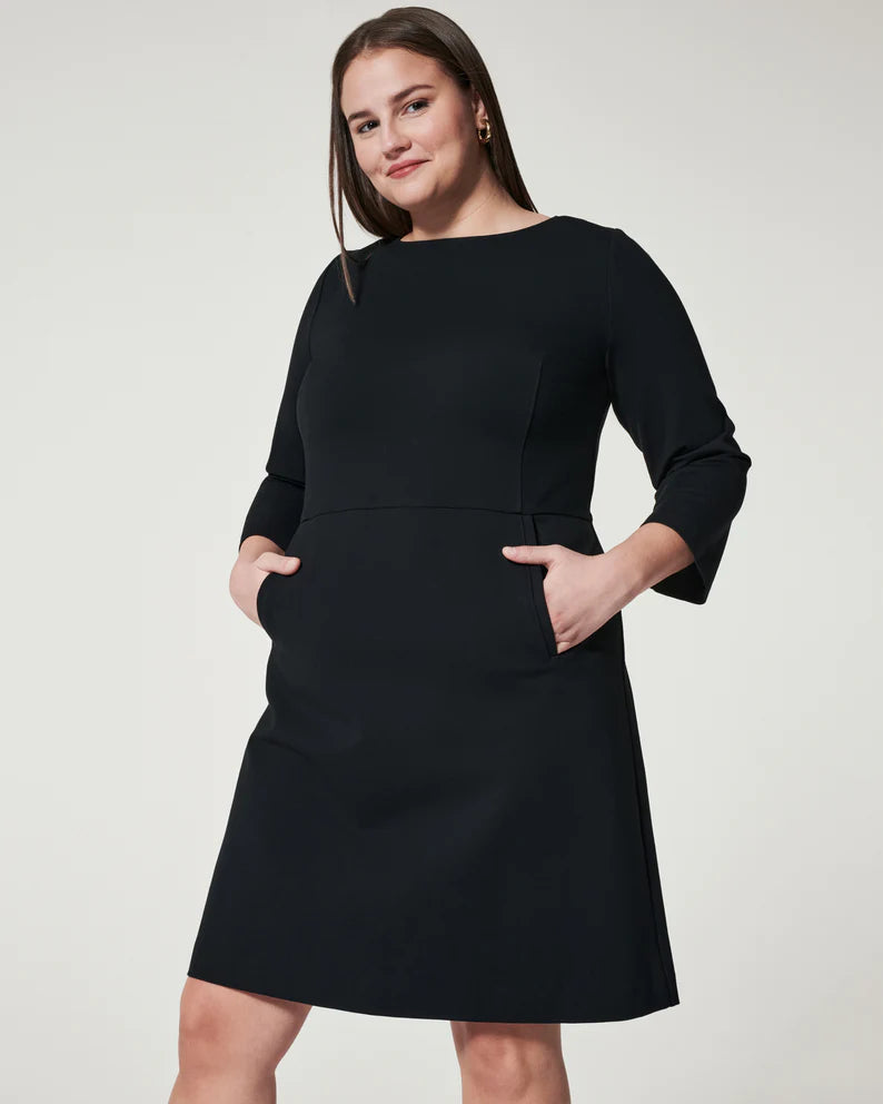 Spanx Perfect A-line Dress - Classic Black