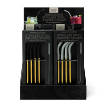 Load image into Gallery viewer, Krumbs Kitchen Elements Stainless Steel Straws - 4 Pack