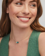 Load image into Gallery viewer, Elisa Gold Pendant Necklace in London Blue by Kendra Scott