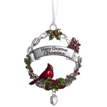 Load image into Gallery viewer, GANZ Metal Cardinal Ornaments *Multiple Sayings*