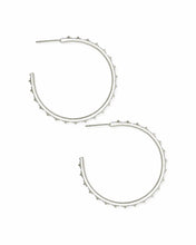Load image into Gallery viewer, Kendra Scott Veronica Hoop Earrings in Silver