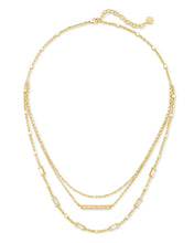 Load image into Gallery viewer, Addison Multi Strand Necklace in Gold by Kendra Scott