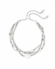 Load image into Gallery viewer, Kendra Scott Chantal Beaded Bracelet in Silver