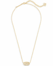 Load image into Gallery viewer, Elisa Gold Pendant Necklace in Gold Filigree by Kendra Scott