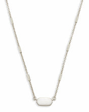 Load image into Gallery viewer, Kendra Scott Fern Pendant Necklace in Bright Silver