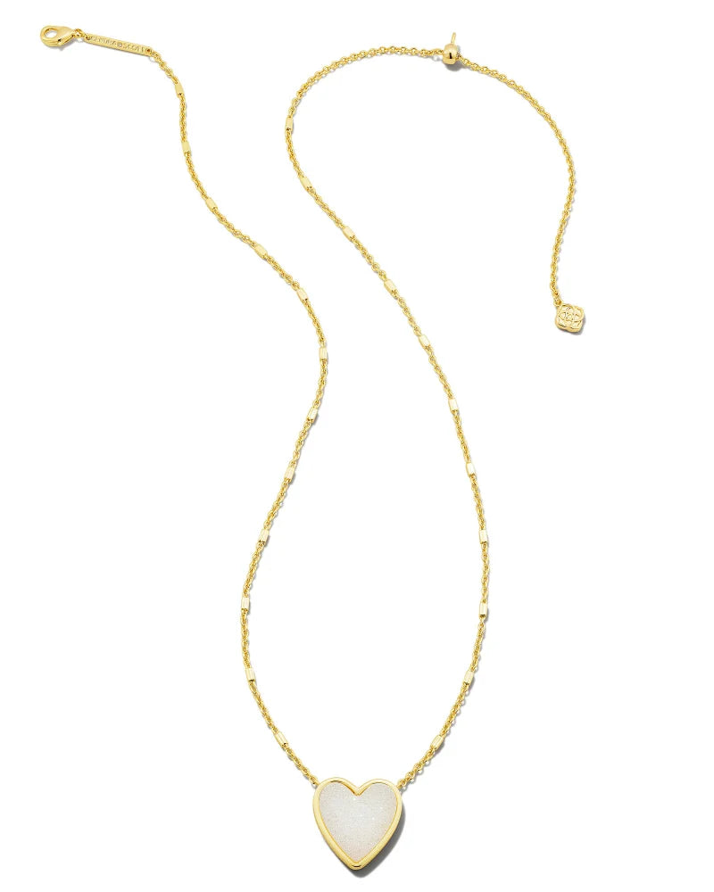 Kendra Scott Jae Star Gold Pendant Necklace - Iridescent Drusy