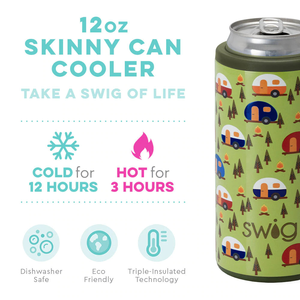 Swig Life Skinny Can Cooler 12oz Bobbing Buoys