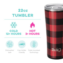 Load image into Gallery viewer, Swig Buffalo Plaid Tumbler (22oz)