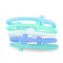Load image into Gallery viewer, Jesus Bracelet Stack in Waves - Medium by Ryan &amp; Rose