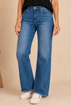 Load image into Gallery viewer, Wendy Wide Leg Fray Hem Jean - Medium Wash Denim