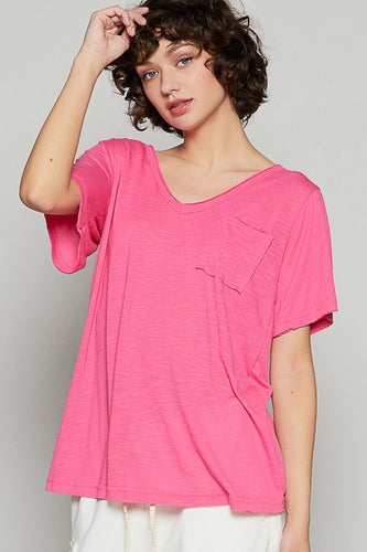 The Lana Top - Flamingo Pink