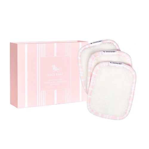Dock & Bay Reusable Makeup Removers - Peppermint Pink