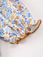 Load image into Gallery viewer, Girl's Fall Smocked Ribbon Dress
