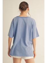 Load image into Gallery viewer, Vintage Red White &amp; Bow Top - Blue