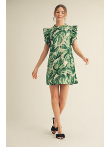 Palm Springs Ruffle Dress