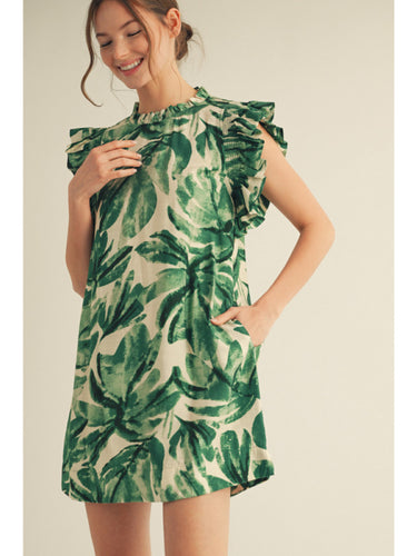 Palm Springs Ruffle Dress