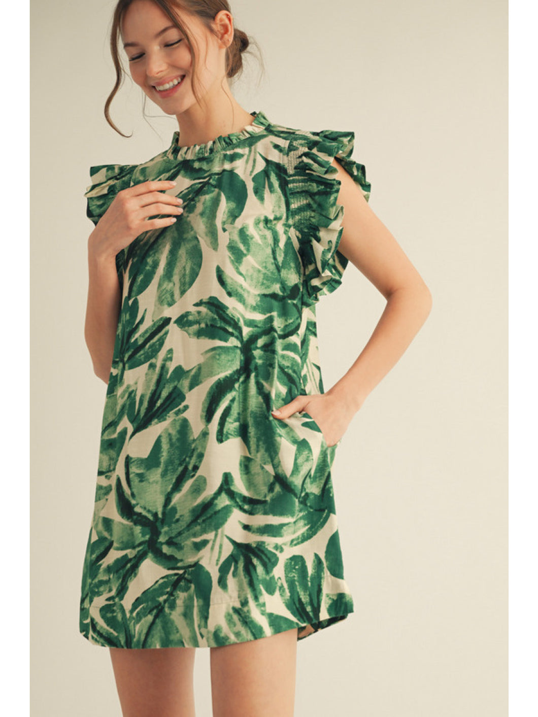 Palm Springs Ruffle Dress