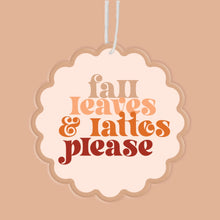 Load image into Gallery viewer, The Darling Effect Sweet Ride Car Air Freshener - Fall Leaves &amp; Lattes Please