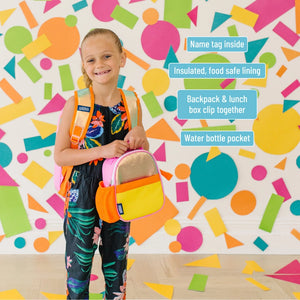 Kid's Clip-in Lunch Box - Orange Shimmer