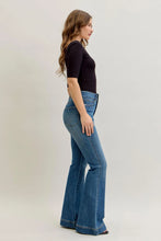 Load image into Gallery viewer, Judy Blue HW Tummy Control Double Button Flare Jean