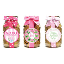 Load image into Gallery viewer, Oh, Sugar! "Happy Valentine's Day" Quart Jar - Chocolate Chip