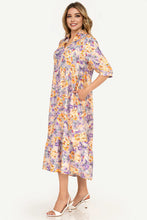 Load image into Gallery viewer, Madison Floral Midi Dress - Lilac