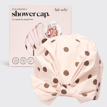 Load image into Gallery viewer, Kitsch Luxury Shower Cap - Blush Dot