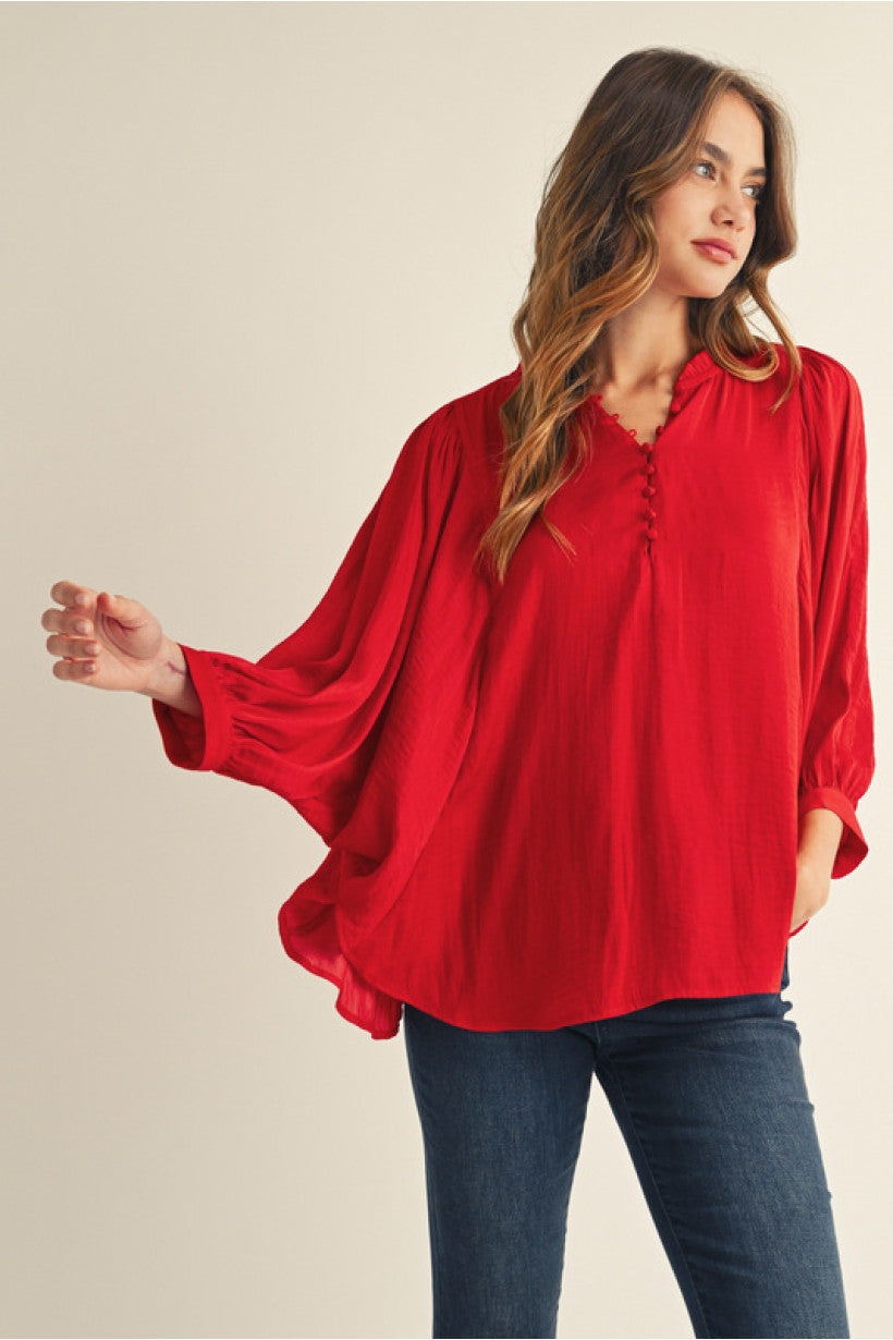 The Shiloh Top - Red