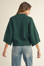 Load image into Gallery viewer, Novelty Sweater Top - Hunter Green